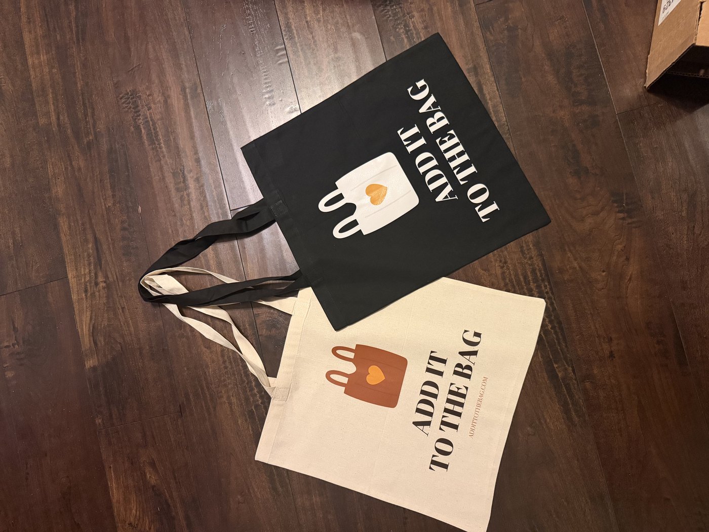 The Add It To The Bag canvas tote